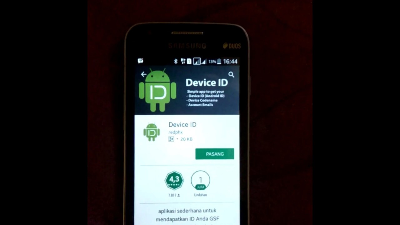 Cara Mengetahui ID Device/Email Android - YouTube