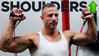The ONLY WAY to do The Banded Shoulder Press