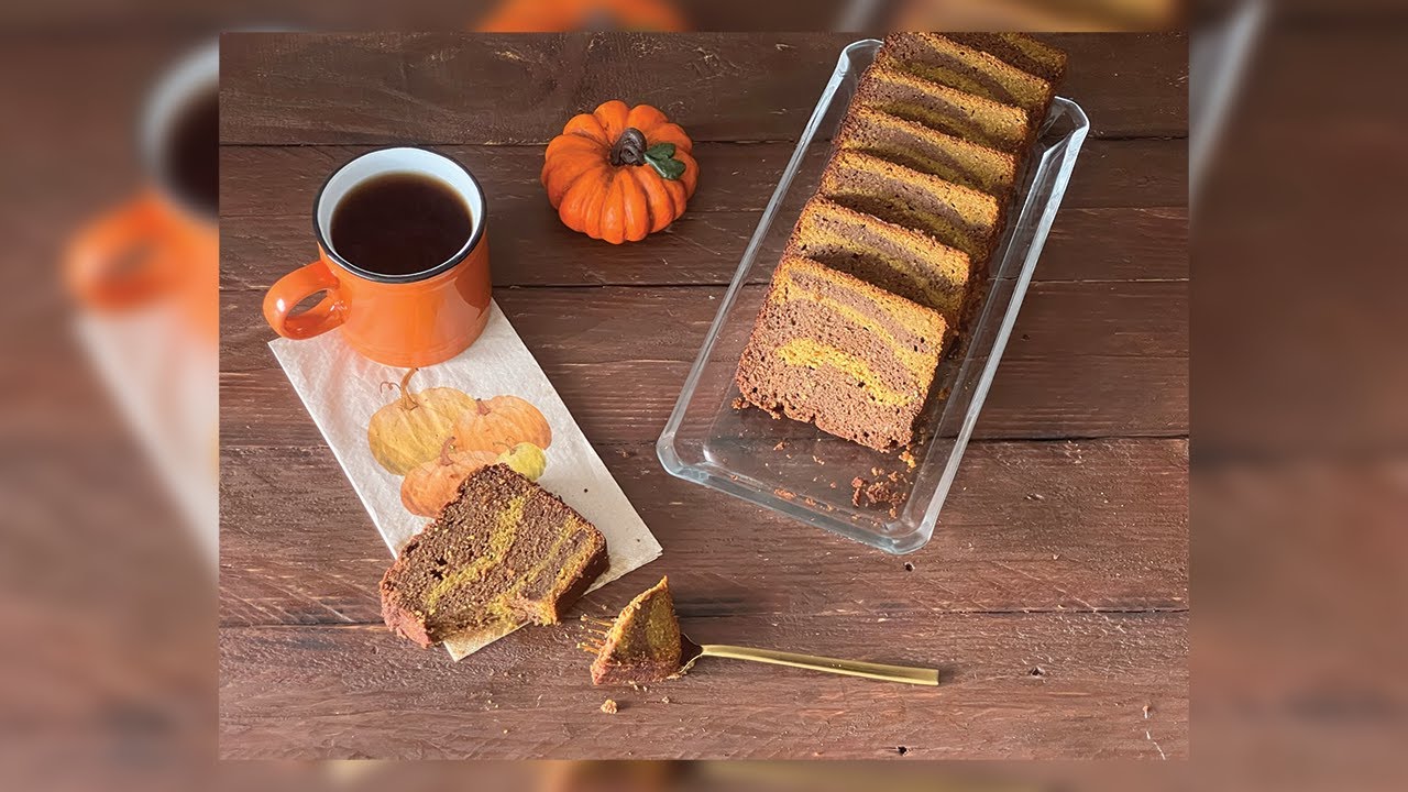 Balkabaklı Zebra Glutensiz Kek | Ayşe Kadaifçi