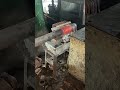 The process of heating iron rods before bending #shorts