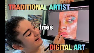 Traditional Artist Tries Digital Art? Xp Pen 16 Pen Display Tablet Review - Isabelladrawsss