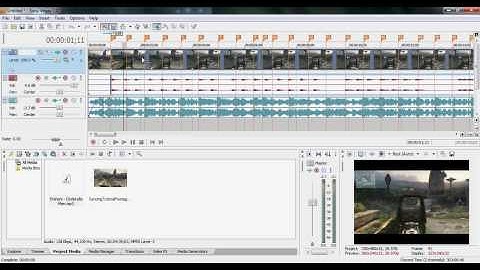Sony Vegas Tutorial - Syncing Shots With Music