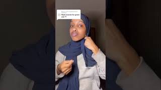 Cute Trendy Hijab Tutorial 💙 #hijabi #hijabers #hijabista #hijabiz #hijabfashion #hijabfashion