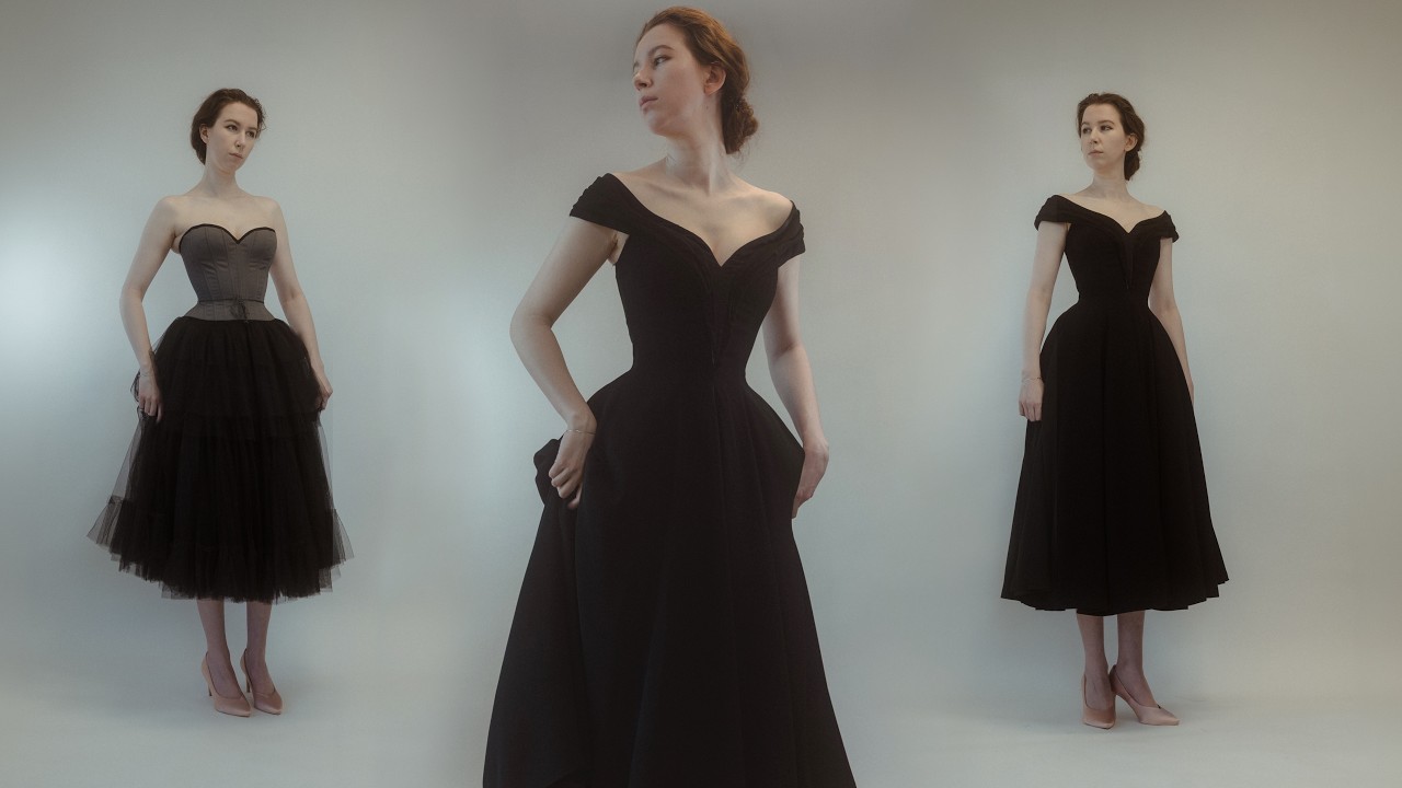 I Made a Couture Dress with €300 for everything (Including even the Sewing Machine...)