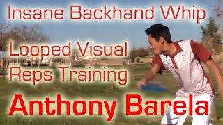 Anthony Barela - Insane Backhand Whip Repeated - Disc Golf