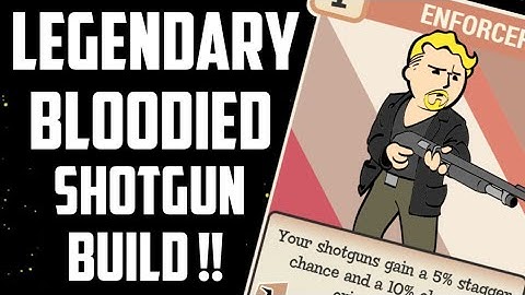 Legendary Bloodied Shotgun Build !! - Fallout 76