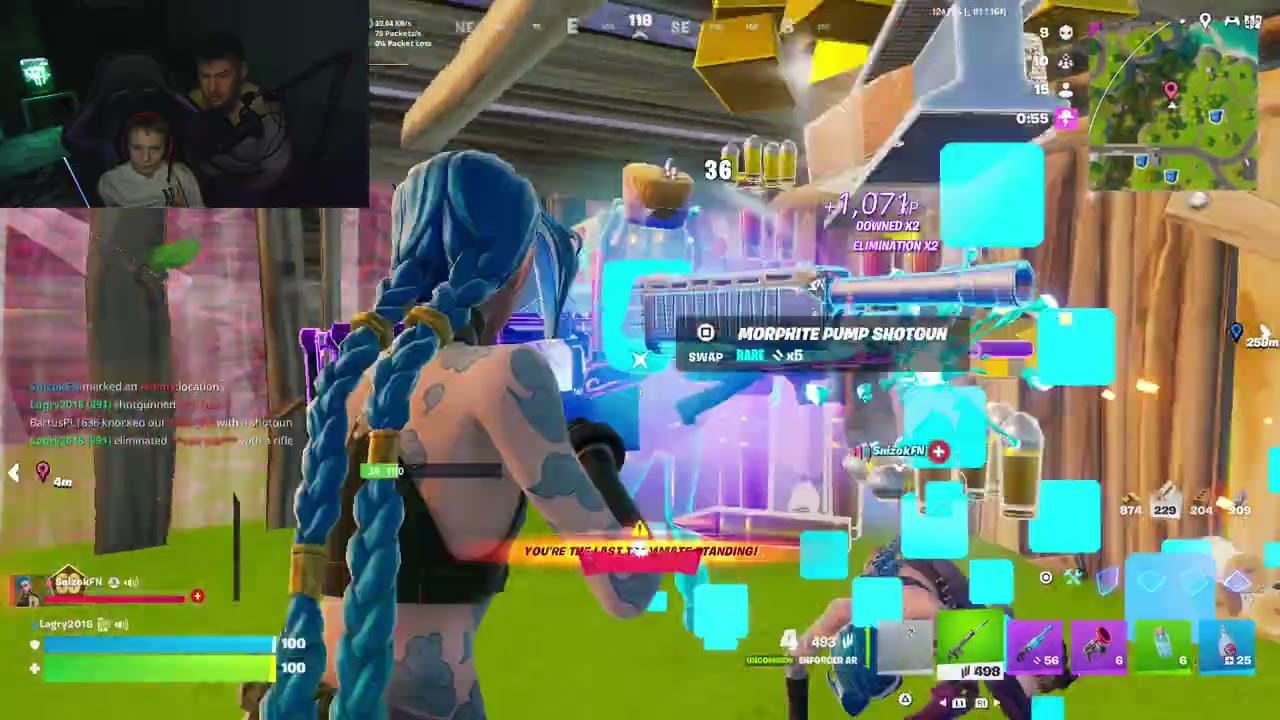 Malej unreal a 20 killu v tunraji ? ! = Victory Royale ! DUO Lagry2018 a SnizokFN