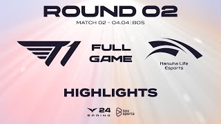 Full Highlights T1 vs HLE | Playoffs R2D2 | LCK Mùa Xuân 2024 [04.04.2024]