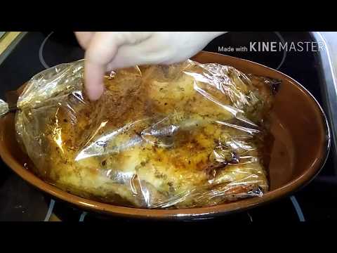 Video: Cómo Cocinar Pollo Y Papas Fritas En Una Bolsa Para Asar