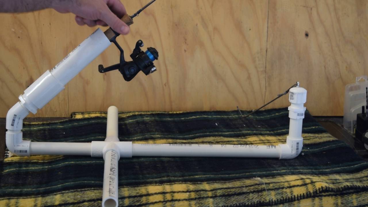 Home made Jaw Jacker -   Ice fishing, Ice fishing diy