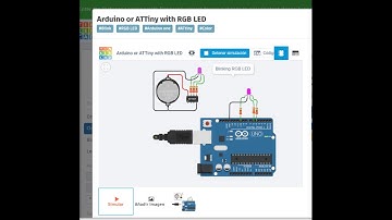 Arduino or ATTiny85 with RGB LED and  Autodesk