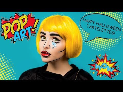 EASY Halloween pop art tutorial w/ Jen! | tarte tutorials - YouTube