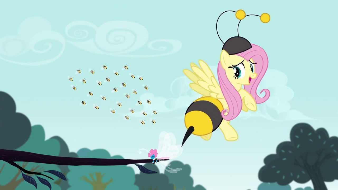 Fluttershy (bee costume) ~ Does this bring to mind any 