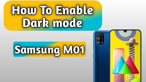 How To enable Dark mode in Samsung Galaxy M01 | Samsung M01Core me Dark mode kaise kare| Aks tech4u
