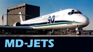 MD JETLINERS  THE 'MAD DOGS!'  A look at McDonnell Douglas airliners built in the 1980s and '90s.