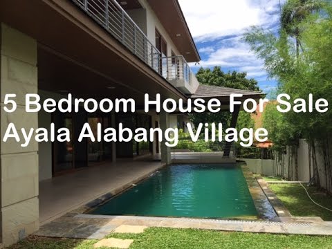 5 Bedroom House for Sale P115 Million Ayala Alabang Village Muntinlupa by Manila Luxury Real ...