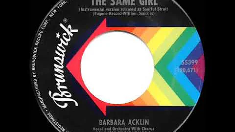 1969 Barbara Acklin - Am I The Same Girl (Soulful ...