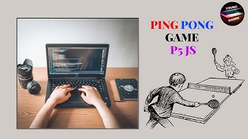 How to make the Classic Ping Pong Game in P5 for absolute beginners | P5Js By Vivek Gaurav