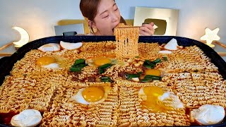 ASMR I put soft tofu and eggs in spicy ramen | Newly Launched Yeol Ramen, MAYEOL Ramen MUKBANG