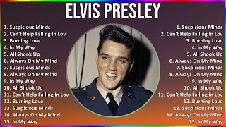 Elvis Presley 2024 MIX Best Songs - Suspicious Minds, Can't Help Falling In Love, Burning Love, ...