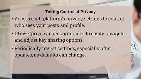 What Do Default Privacy Settings Share Online?
