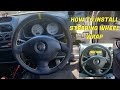 Steering Wheel Wrap/Cover Installation, Tips and Review - Suzuki Ignis Sport HT81S