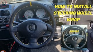 Steering Wheel Wrap/Cover Installation, Tips and Review - Suzuki Ignis Sport HT81S