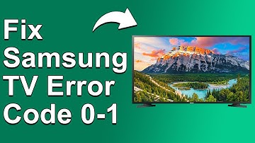 How To Fix The Samsung TV 0-1 Error Code - Meaning, Causes, & Solutions (Ultimate Guide!)