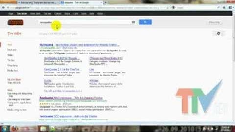 [Đào tạo seo HCM] Seo Quake- Hướng dẫn cài đặt công cụ seo