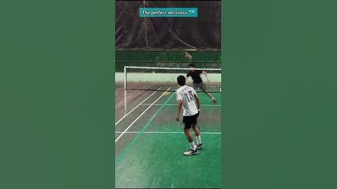 The perfect net cross 🏸| #badmintonsquadindia #shorts #ytshorts