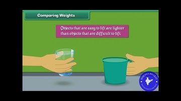 Class 2nd Maths Learn about "Weight" |kids educational cartoons |kids educational videos