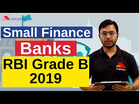 Small Finance Banks | RBI Grade B 2019