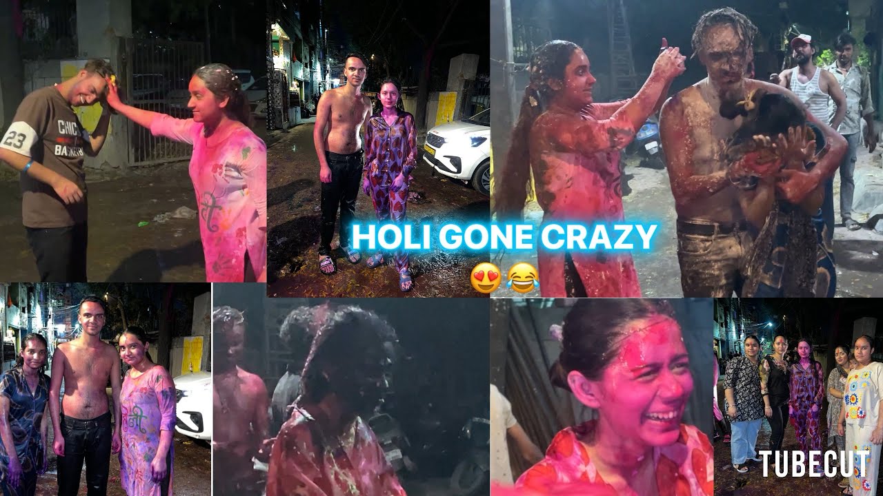 Holi khelne gye bhabhi ke ghar😍Holi gone crazy😍✨