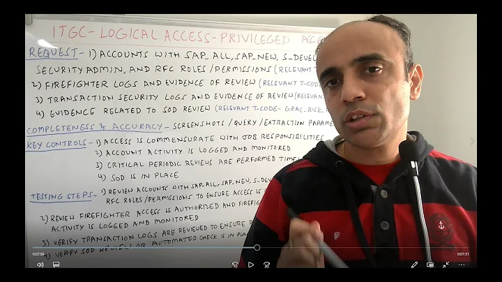 IT with Varun Vohra - ITGC & Risk - Logical Access - Privileged Access - ERP / SAP (Promo)