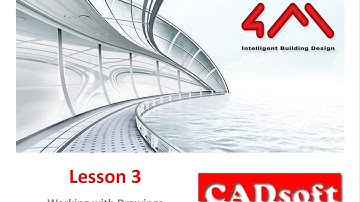 4MCAD v.16 English - Lesson 3/55 - Working with Drawings