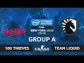 CS:GO - 100 Thieves vs. Team Liquid [Inferno] Map 3 - IEM New York 2020 - Group A - NA