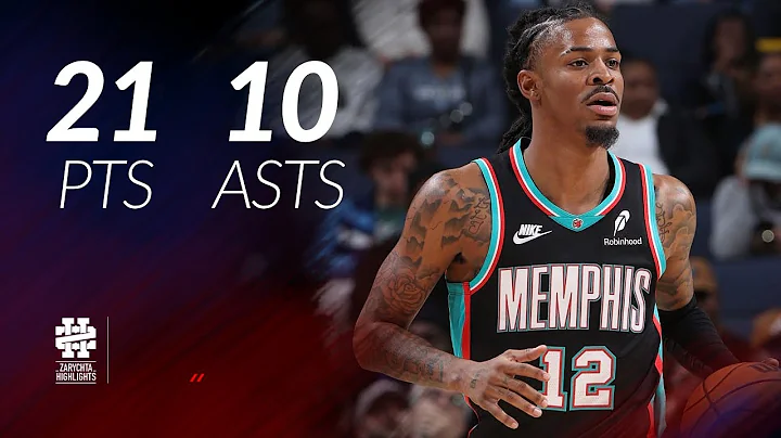 Ja Morant 21 pts 10 asts vs Jazz 25/26 season