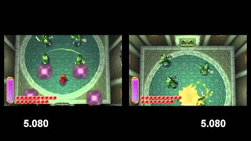 A Link Between Worlds - Treacherous Tower Intermediate 5F Net vs Sword Comparison