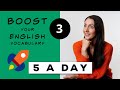 English Five a Day #3 - Expand Your Vocabulary