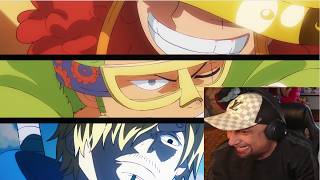 Luffy Sanji Zoro Obliterate Giant Lion!! One Piece Episode 1157 LIVE REACTION