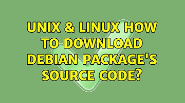 Unix & Linux: How to download Debian package