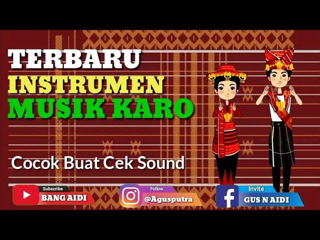 INSTRUMEN MUSIK KARO TERBARU || COCOK BUAT CEK SOUND class=