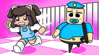 Escaping Baby Barry's Prison Run Obby!