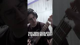 This Metal Riff Started With a Funk Groove #metalmusic #guitarriff