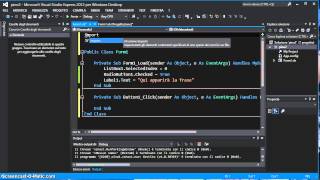Tutorial 55 - Generatore di Frasi (1 di 3) (Visual Basic 2012)
