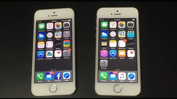 iPhone 5s iOS 8 vs iPhone SE iOS 9