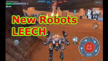 War Robots Leech Setups & Leech Pulsar Destroying Enemies. Test Server.