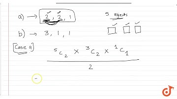 The number of ways in which five distinct objects can be put into three identical boxes so th