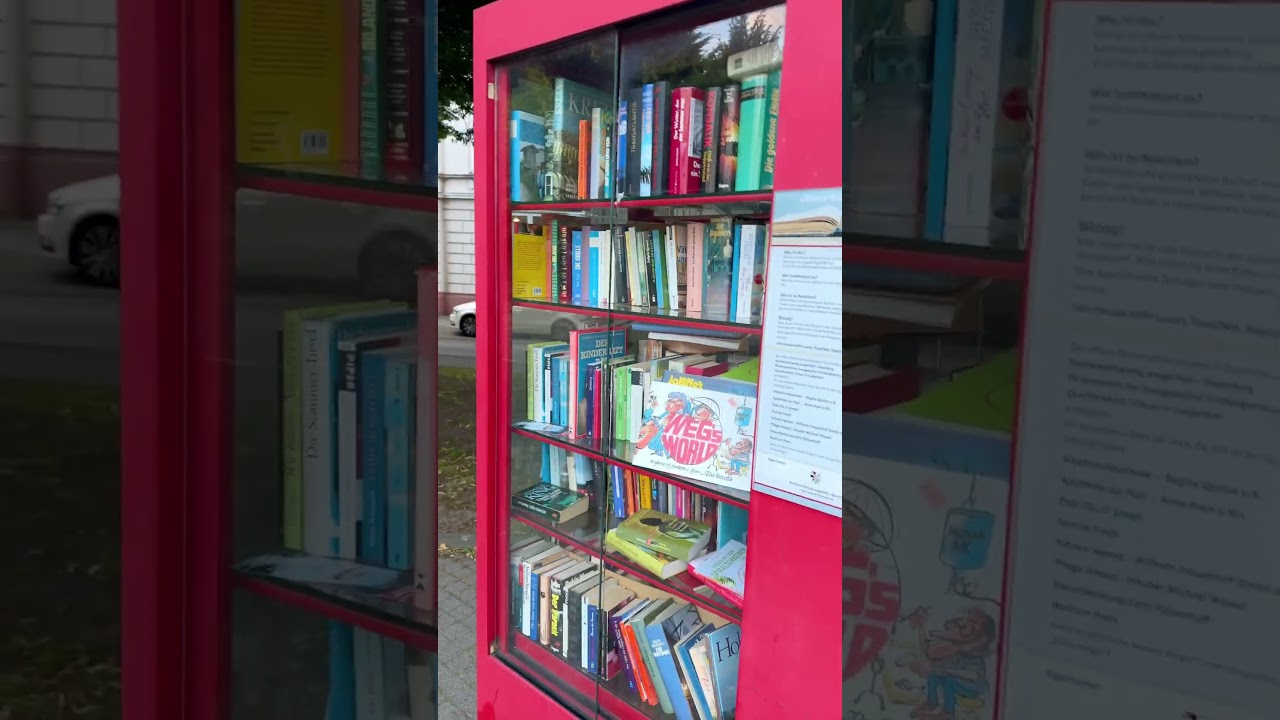 Free Books on the Streets of Germany | Street Library Concept 