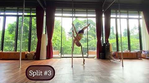 POLE DANCE SPLIT COMBO | 6 DIFFERENT SHAPES FOR AN INTERMEDIATE LEVEL